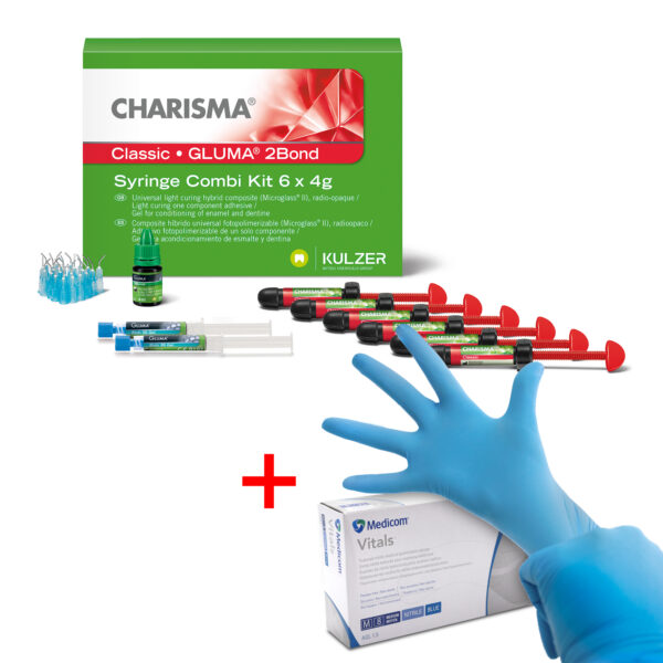 charisma gluma 66056109_Charisma_Classic_Syringe_Combi_Kit_6x4_02_master+rekawice