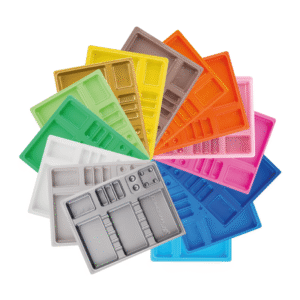 HYGOMED tacki stomatologiczne kolorowe 100 szt.