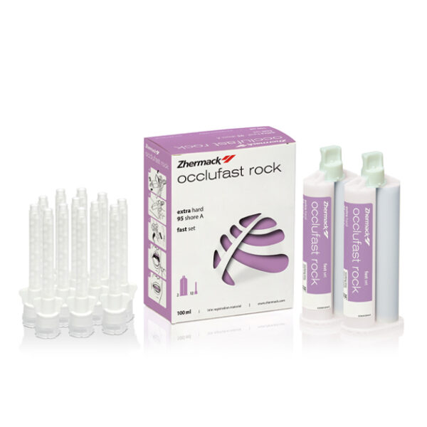 Zhermack Occlufast Rock masa silikonowa typu A 2x50ml