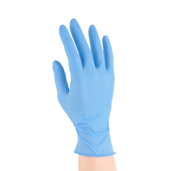 HJR Nitrylove TURKUS niebieskie rękawice jednorazowe 100 szt. - obrazek 2