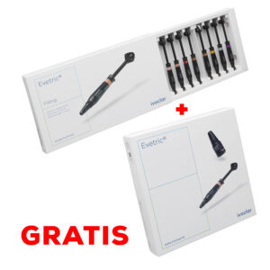 Ivoclar Evetric Assortment 8×3.5g + Ivoclar Evetric Kit 4×3.5g/Evetric Bond GRATIS